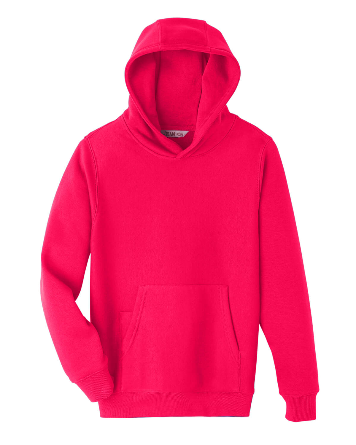 Team 365 Youth Zone HydroSport Heavyweight Pullover Hooded Sweatshirt in Sport Red