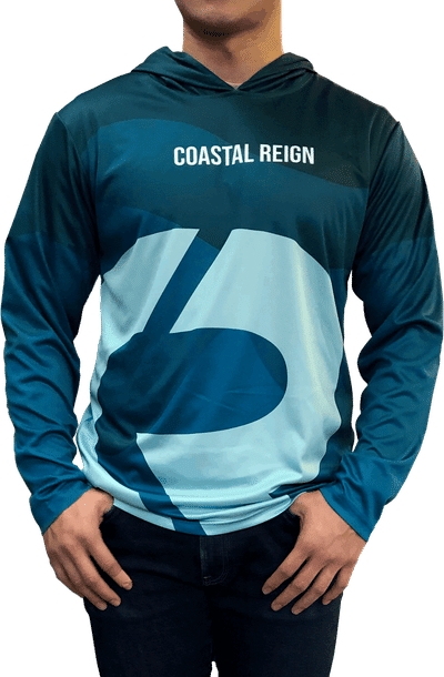 An image of a Custom Sublimated Sun Hoodie!