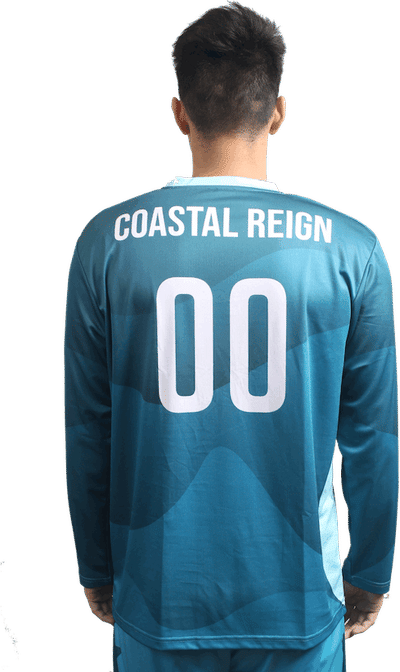 An image of a Custom Classic Sublimated Long Sleeve Jersey!