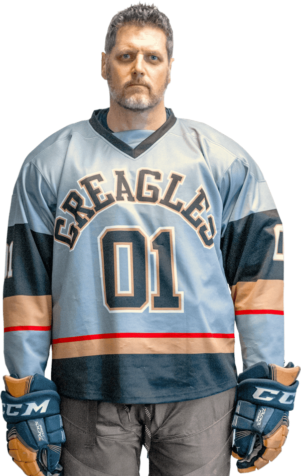 An image of a Custom Sublimated Hockey Jersey!