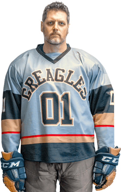 An image of a Custom Sublimated Hockey Jersey!