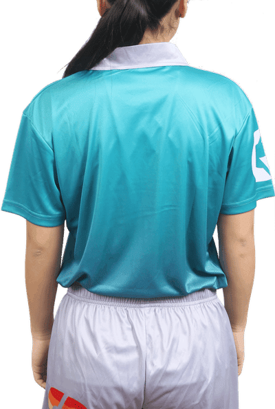 An image of a Custom Sublimated Womens Polo Shirt!