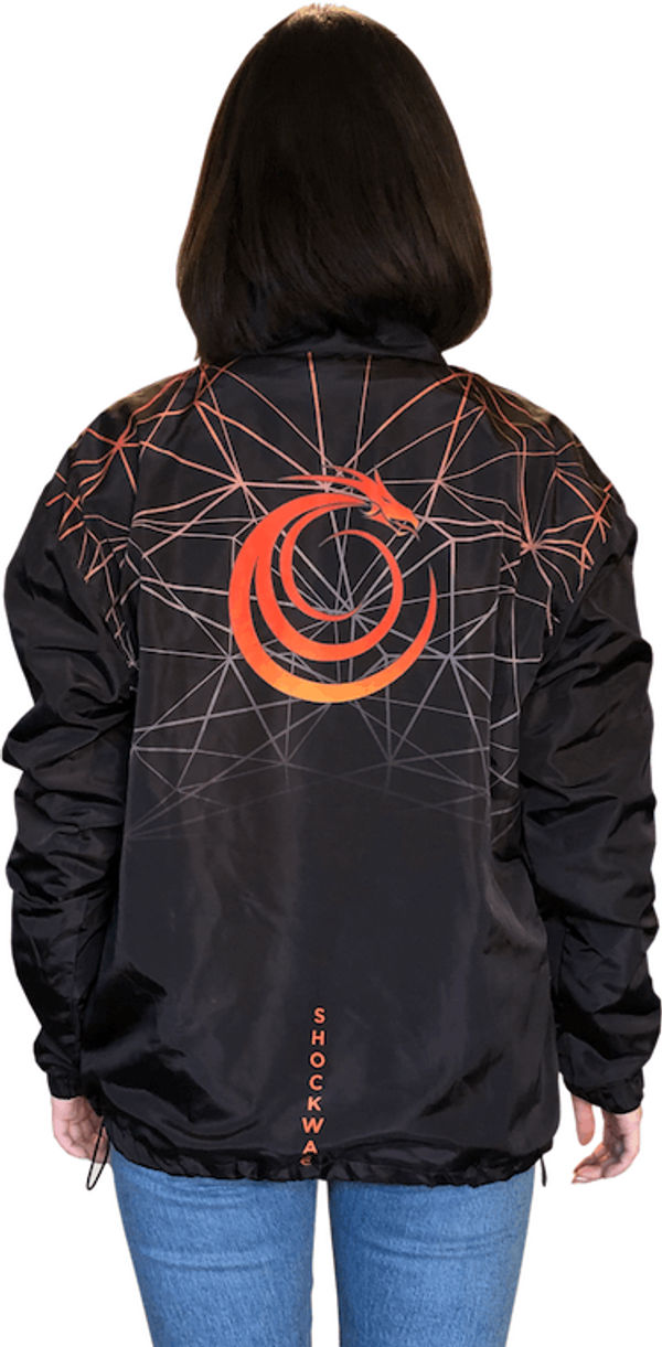 An image of a Custom Unisex Sublimated Windbreaker Jacket!
