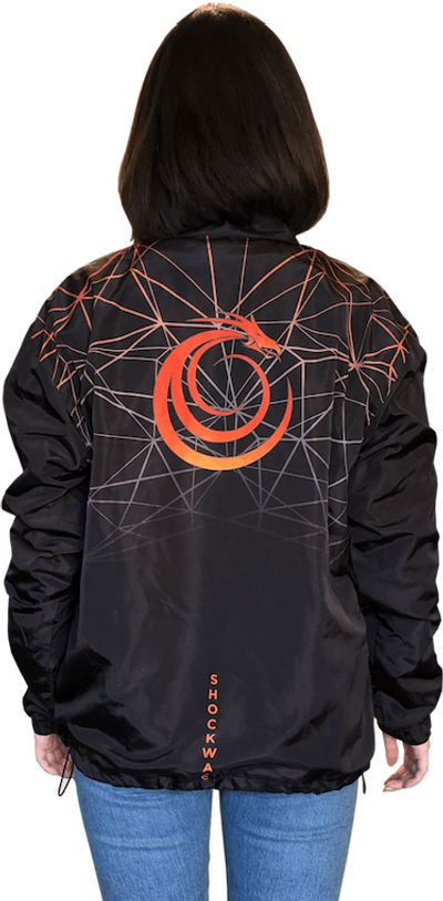 An image of a Custom Unisex Sublimated Windbreaker Jacket!