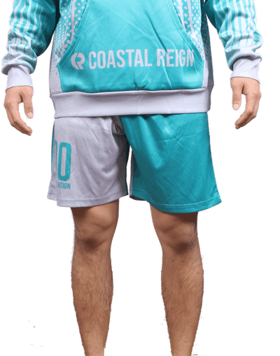 An image of a Custom Sublimated Mid Length Shorts 7 Inch Inseam!