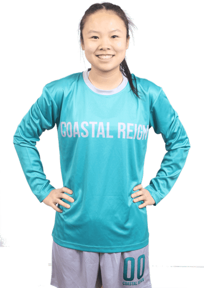 An image of a Custom Womens Sublimated Long Sleeve Jersey!
