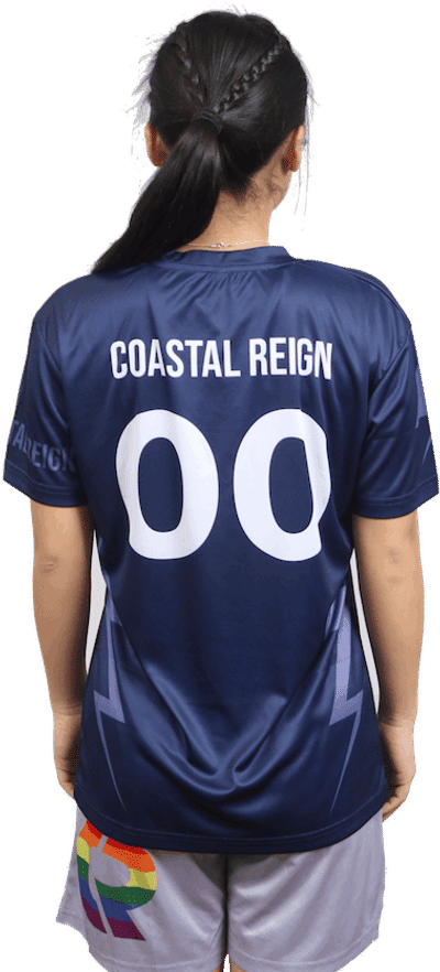 An image of a Custom Womens Short Sleeve Sublimated Jersey!