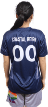 An image of a Custom Womens Short Sleeve Sublimated Jersey!