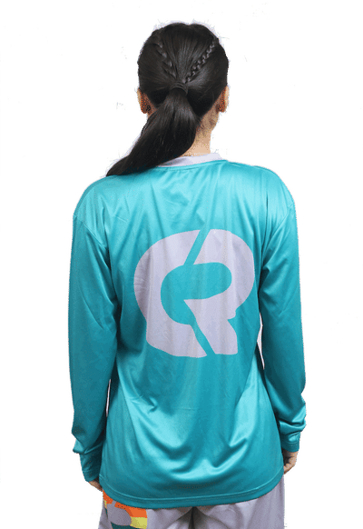 An image of a Custom Womens Sublimated Long Sleeve Jersey!