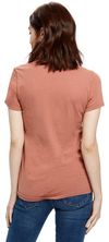Am image of a Custom US Blanks Ladies Made in USA Short Sleeve Crew TShirt in Cinnamon!