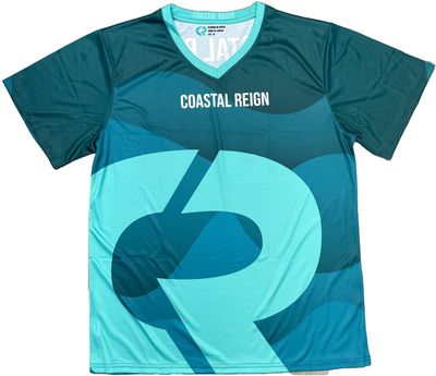 Am image of a Custom Sublimated Youth V Neck Jersey in Essential!