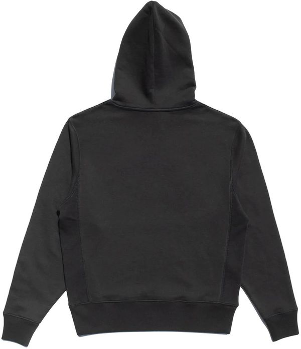 Am image of a Custom Made Blanks Varsity Hoodies in Phantom Black!