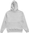 Am image of a Custom Made Blanks Varsity Hoodies in Heather Grey!