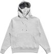 Am image of a Custom Made Blanks Varsity Hoodies in Heather Grey!