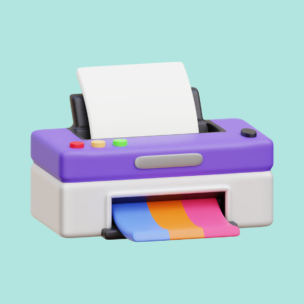 An image of a 3d graphic printer.