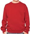 Am image of a Custom Redwood Classics Finnegan Crewneck in Harvest Red!