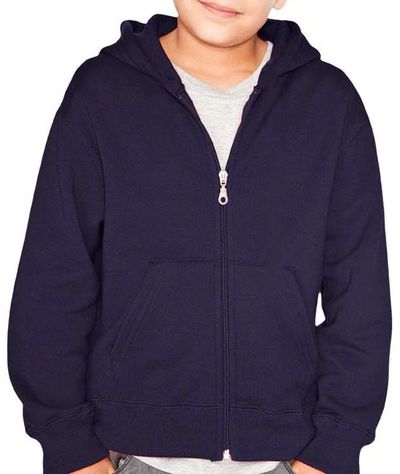Am image of a Custom Redwood Classics Ogopogo Hoody in Midnight Navy!