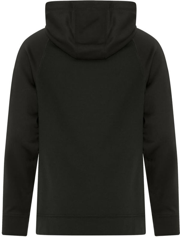 Am image of a Custom ATC Game Day Fleece Two Tone Hooded Youth Sweatshirt in Black/Black!