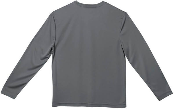 Am image of a Custom ATC Pro Team Long Sleeve Youth Tee in Coal Grey!