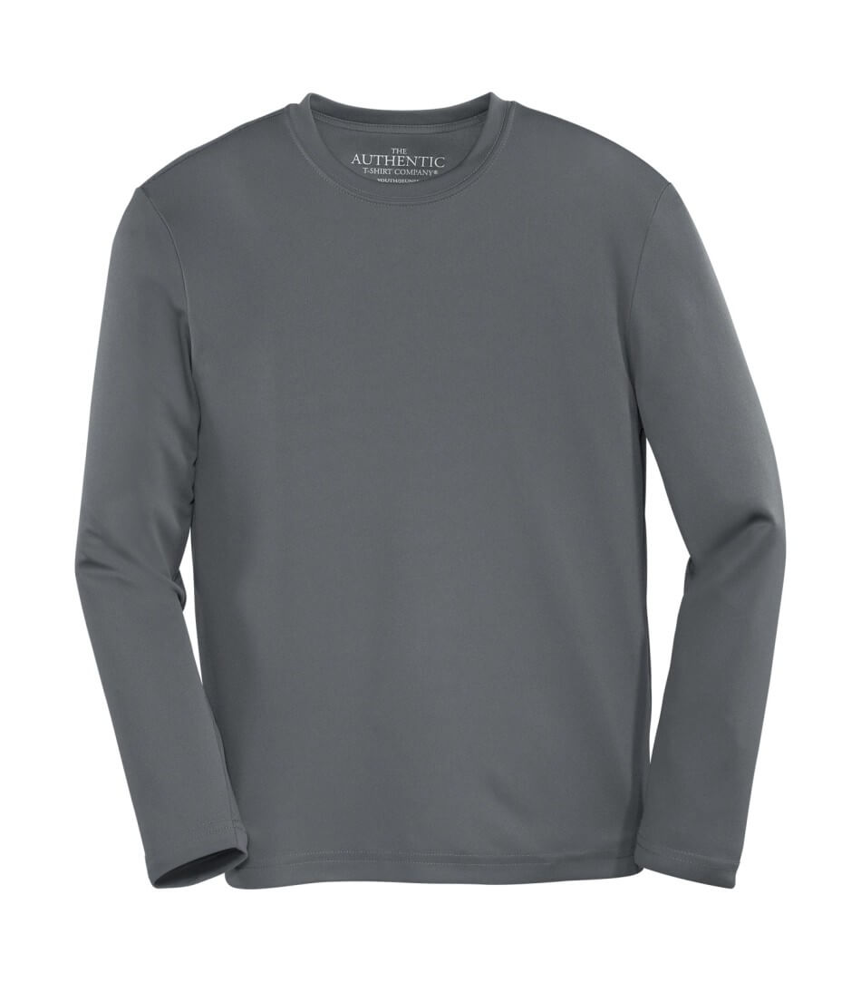 ATC Pro Team Long Sleeve Youth Tee in Coal Grey