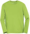 Am image of a Custom ATC Pro Team Long Sleeve Youth Tee in Lime Shock!
