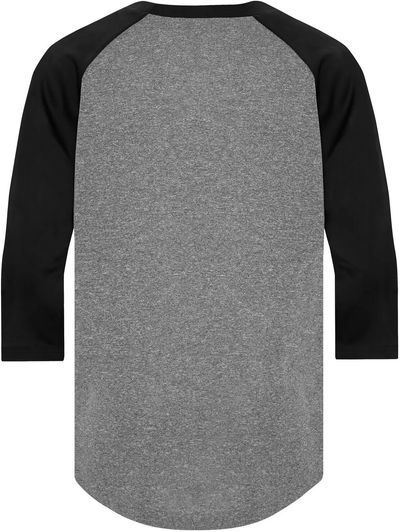 Am image of a Custom ATC Pro Team Baseball Youth Jersey in Heather/Black!
