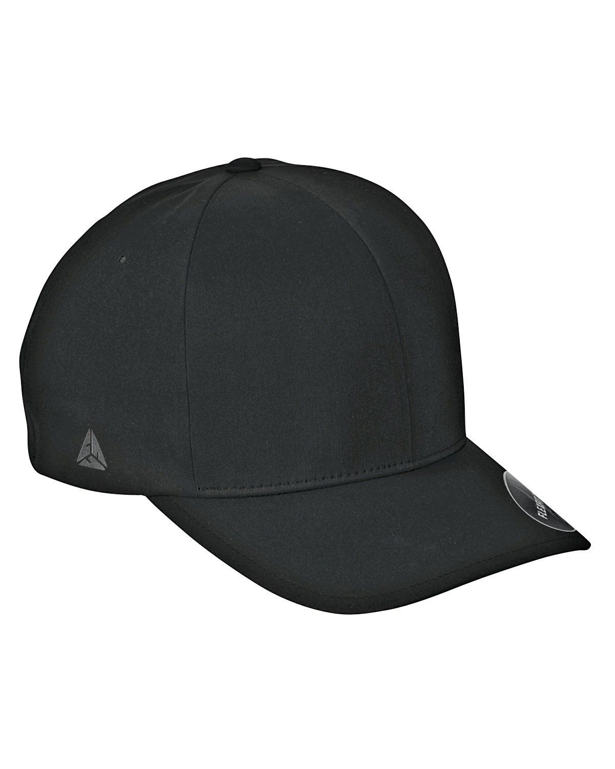 Yupoong Adult Delta X Cap in Black